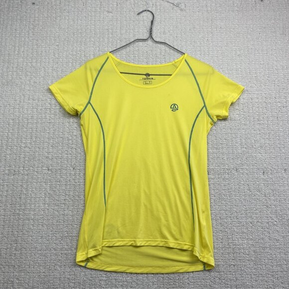 Ternua Women's Base Layer T-shirt Top Size Small US Yellow Active Wear Sports - Picture 1 of 16